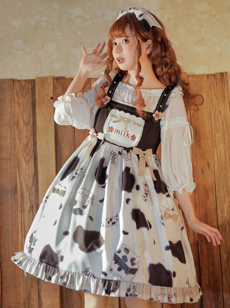 Eieyomi- Sweet Milk Candy - Kawaii Lolita JSK
