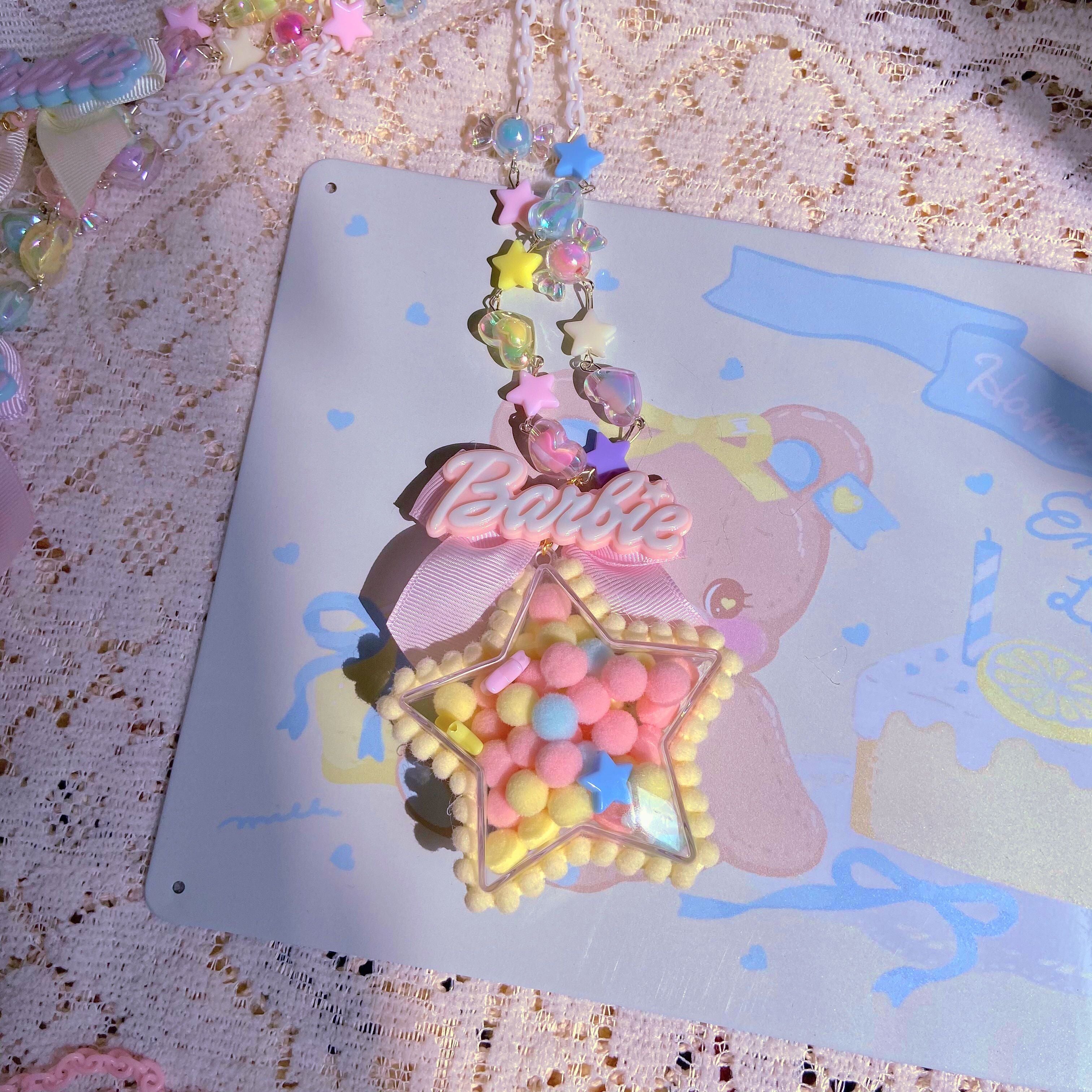 Bear doll - Sweet Lolita Handmade Necklace yellow star