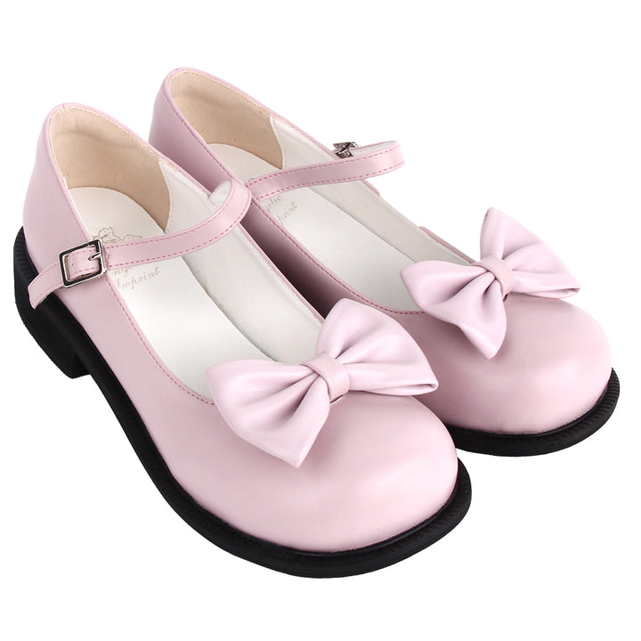 Angelic Imprint~Sweet Lolita Round-tow Lolita Shoes Multicolors 34 pink 