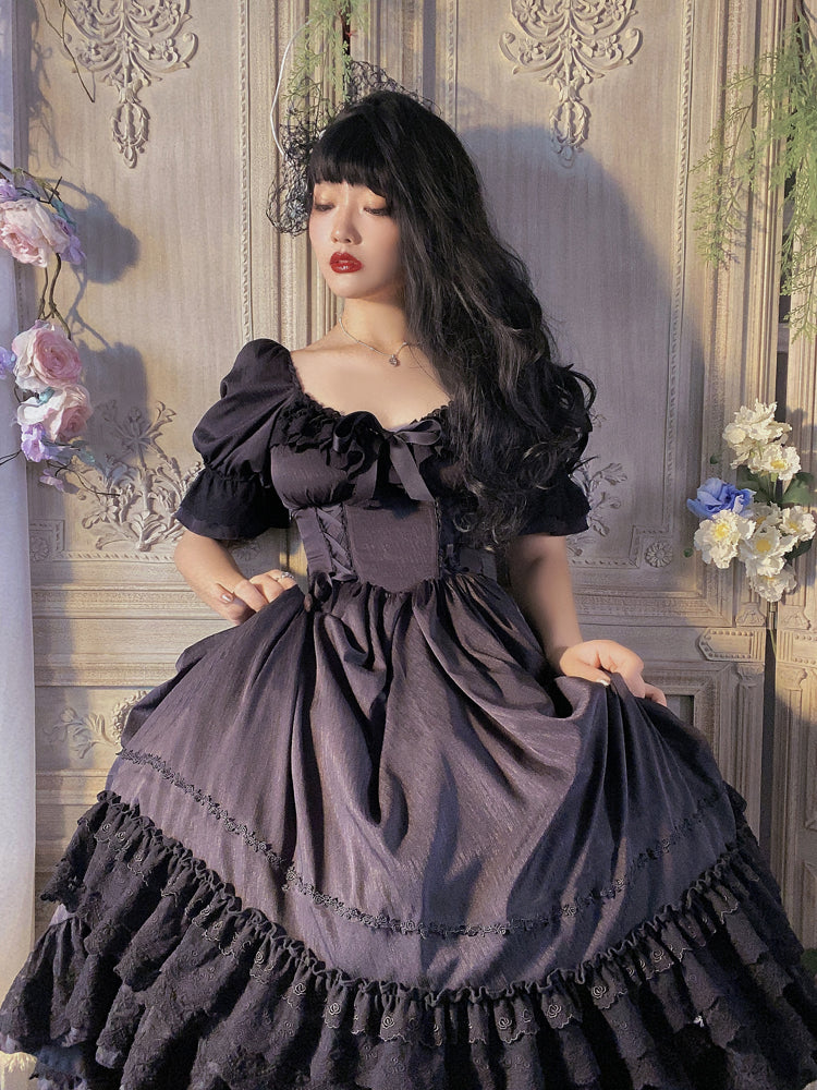 (Buyforme) Sweet Wood~ CLA Vintage French Lolita OP Dress   