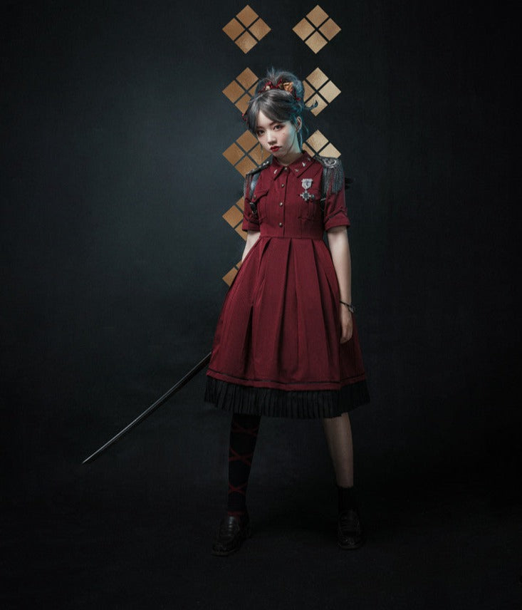 YourHighness~Covenant Army of The Righteous~Military Ouji Lolita OP   