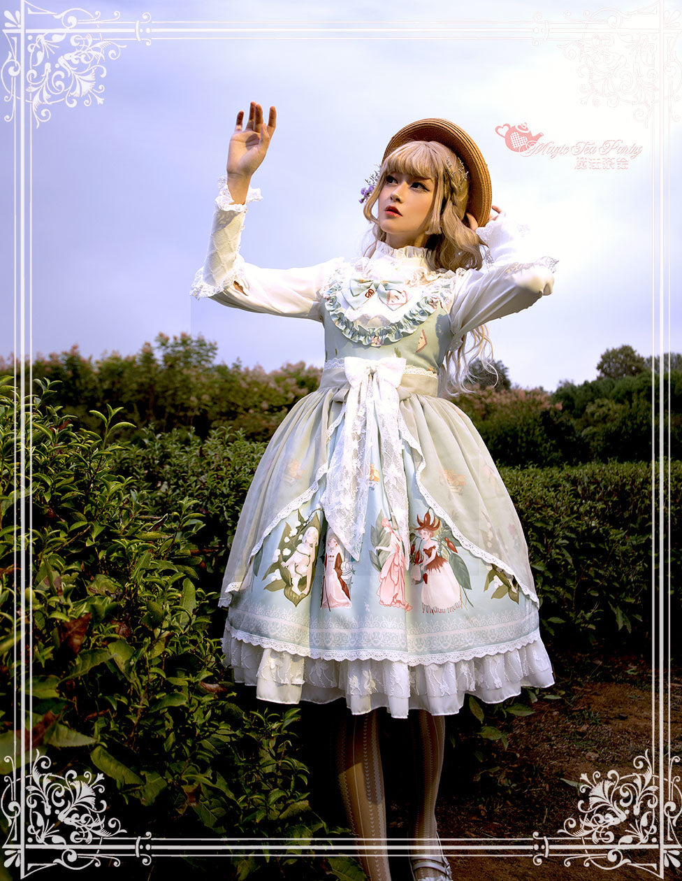 Magic Tea Party~Little IDA's Flowers~Elegant Lolita Blouse   