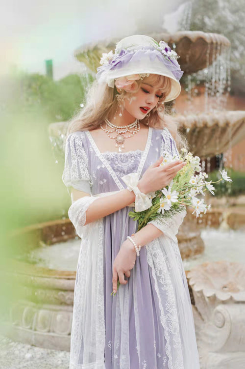 Rose of Sharon~Theresa~Vintage Wedding Lolita Necklace   