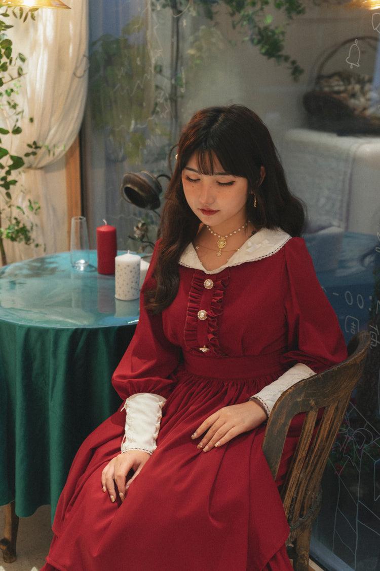 Sweet Wood - Lola's Diary - Multicolors Classic Lolita Plus Size OP Dress