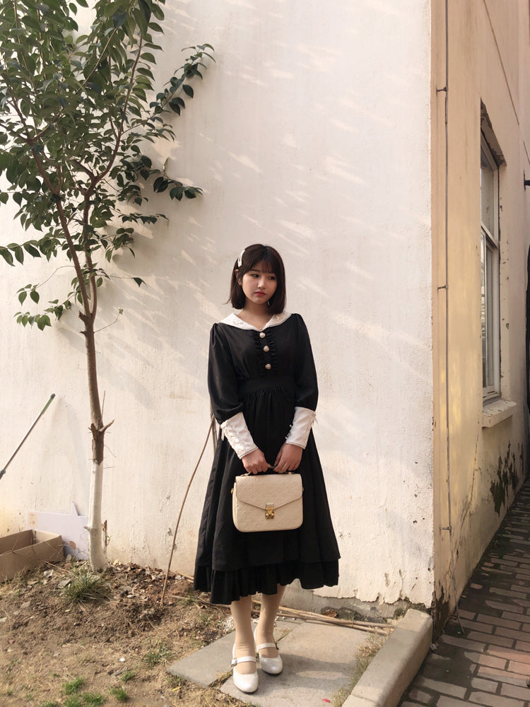 (BuyForMe) Sweet Wood~Lola's Diary~Multicolors Classic Lolita Plus Size OP Dress 6104:751