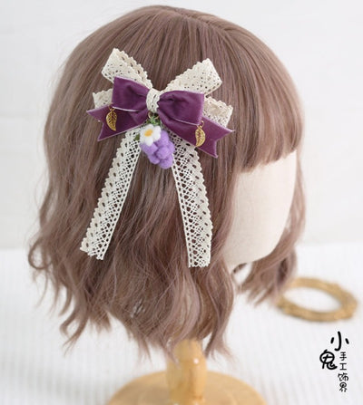Xiaogui~Grapery Lolita Earring Necklace Lolita Accessory   