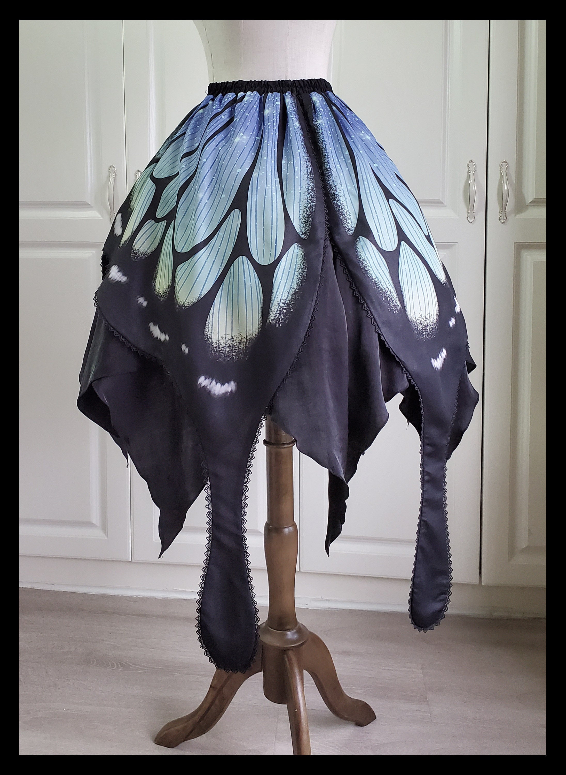 Star Fantasy - The Butterfly Effect Lace-up Punk Skirt Set