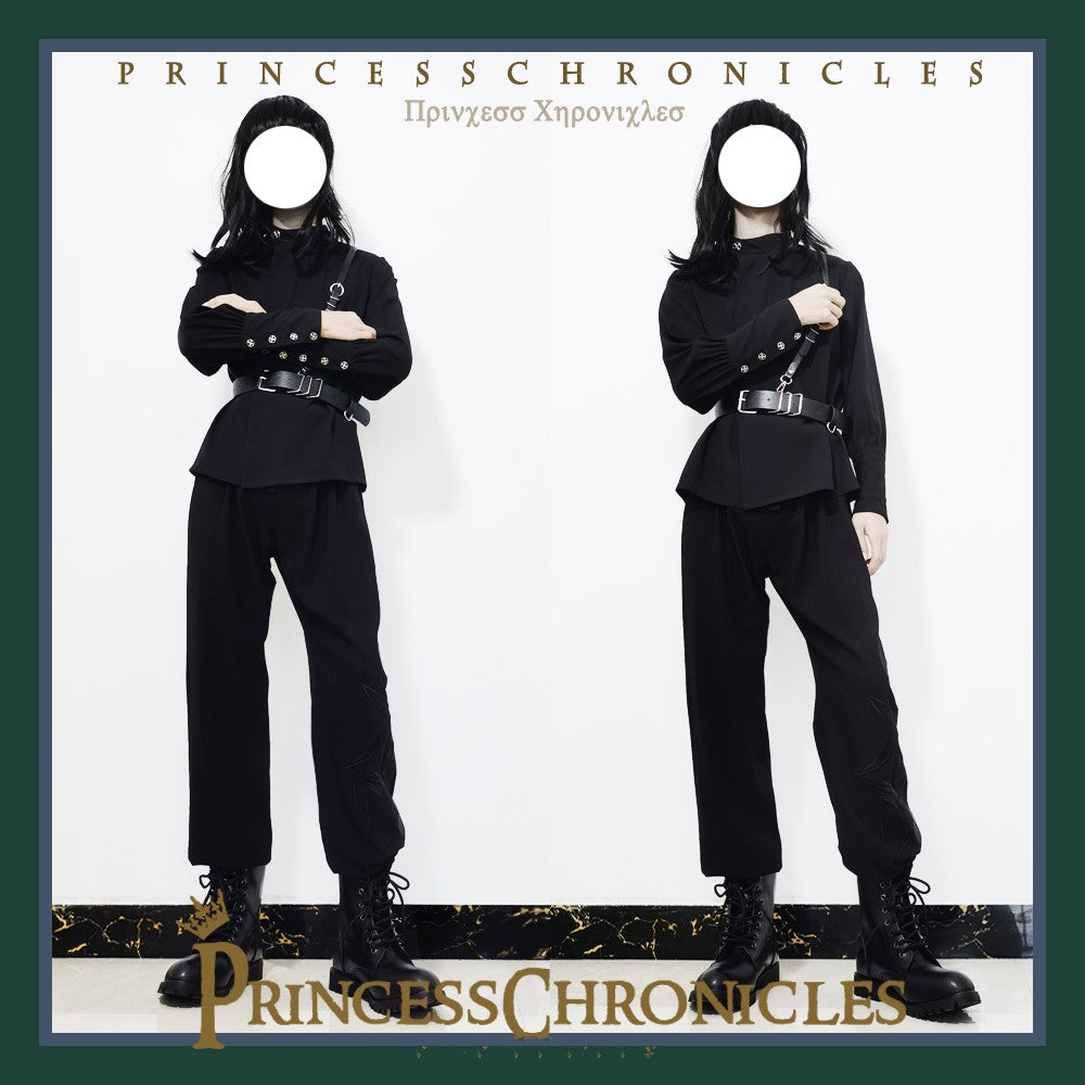 Princess Chronicles~The Stars Change~Ouji Lolita Embroidery Brolita Trousers   