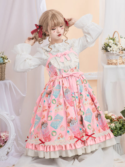Your Princess~Cream Sweet Heart Kawaii Lolita Blouse   
