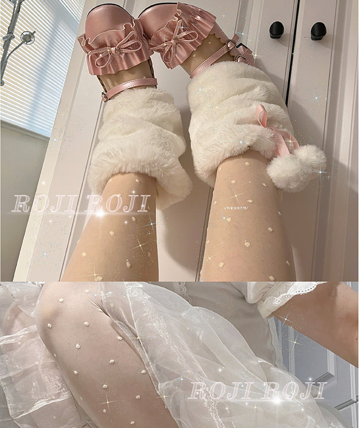 Roji roji~ Sweet Lolita Leg Warmer   