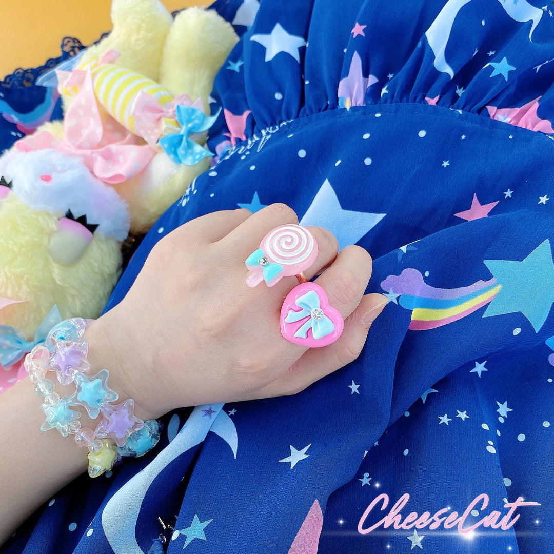 (Buyforme)Cheese Cat~Buling Crystal Summer LolitaSweet Bracelet   