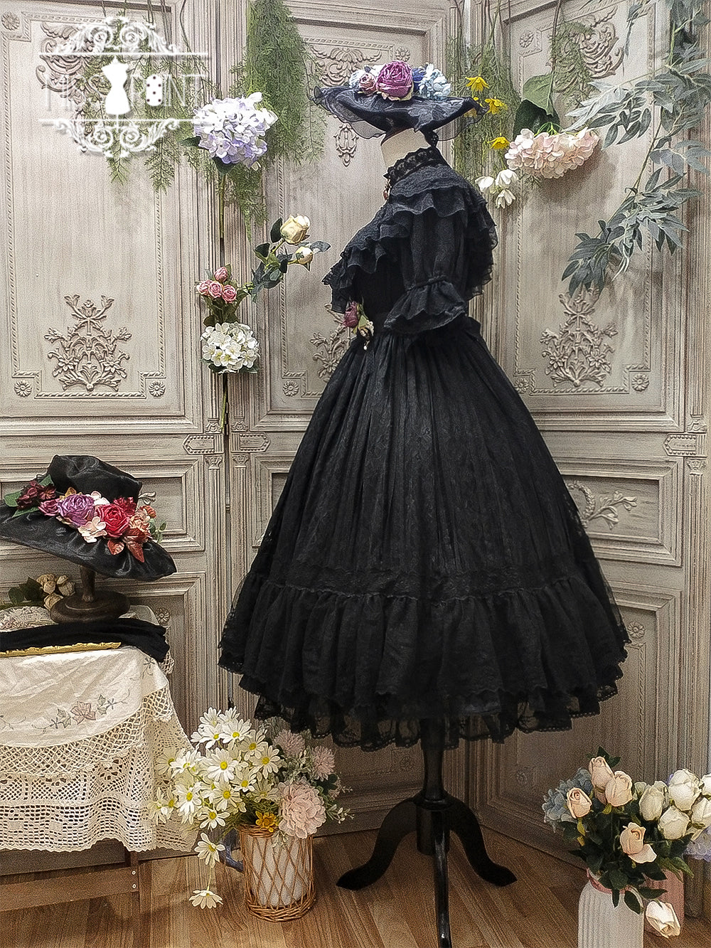 Miss Point~Woody Rose~Pure Color Lolita OP 352:63193
