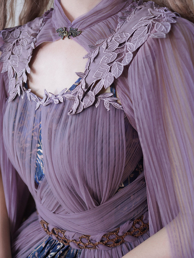 FunCcino - Dense Forest Corridor - Elegant Lolita Blouse and Cape