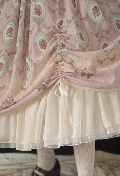 Miss Point~Elegant Flower Wall Lolita JSK Dress   