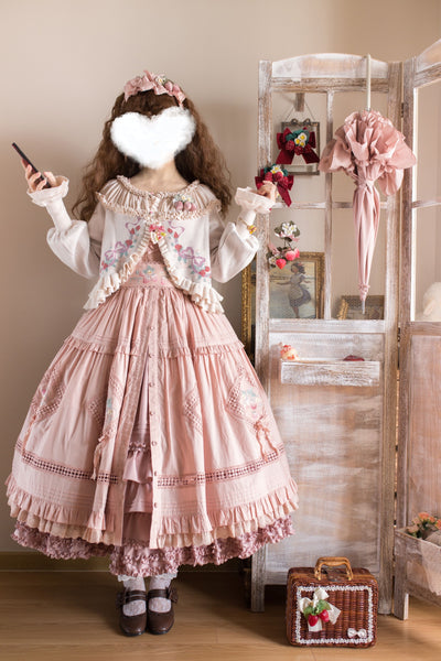 Little Dipper~Chinese Bellflower DIY Match Elegant Lolita Skirt   