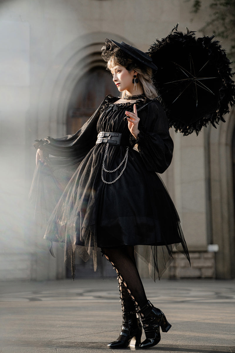 Your Princess - Gothic Lolita High Waist Black Dress