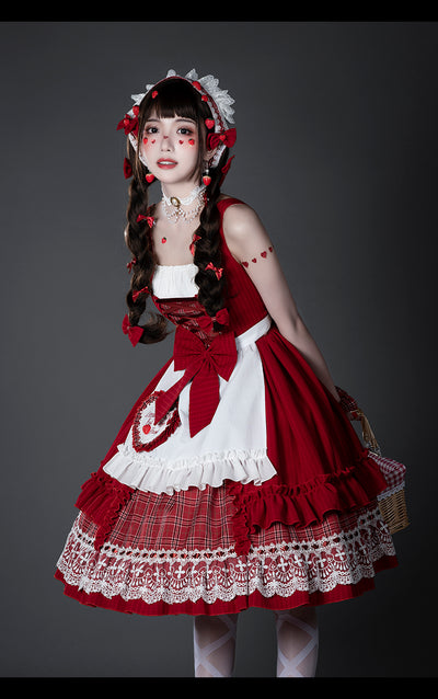 Youruipai~Little Red Riding Hood Sweet Lolita Dress   
