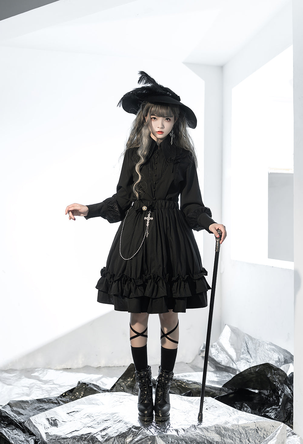 Retro Gothic Lolita Waist Chain