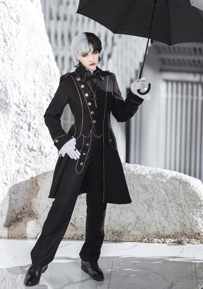 Immortal Thorn~Forever Paperless Covenant~Retro Ouji Lolita Coat   