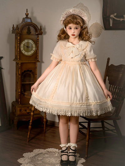 Your Princess~Kawaii Lolita Princess Puff Sleeve Dress   