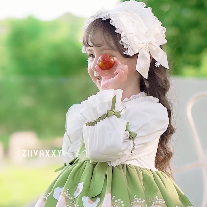 New In Autumn Kid Lolita Fashion Dress   