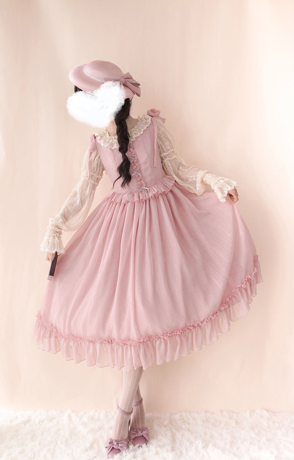 Miss point~Rhine Riverside~French Vintage Chiffon Lolita JSK 1802:45643
