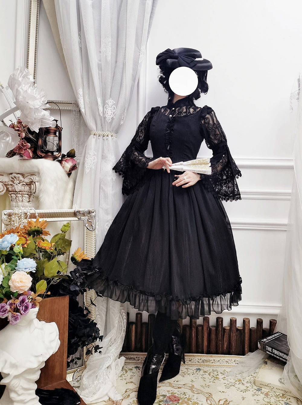 Miss point~Rhine Riverside~French Vintage Chiffon Lolita JSK 1802:45655