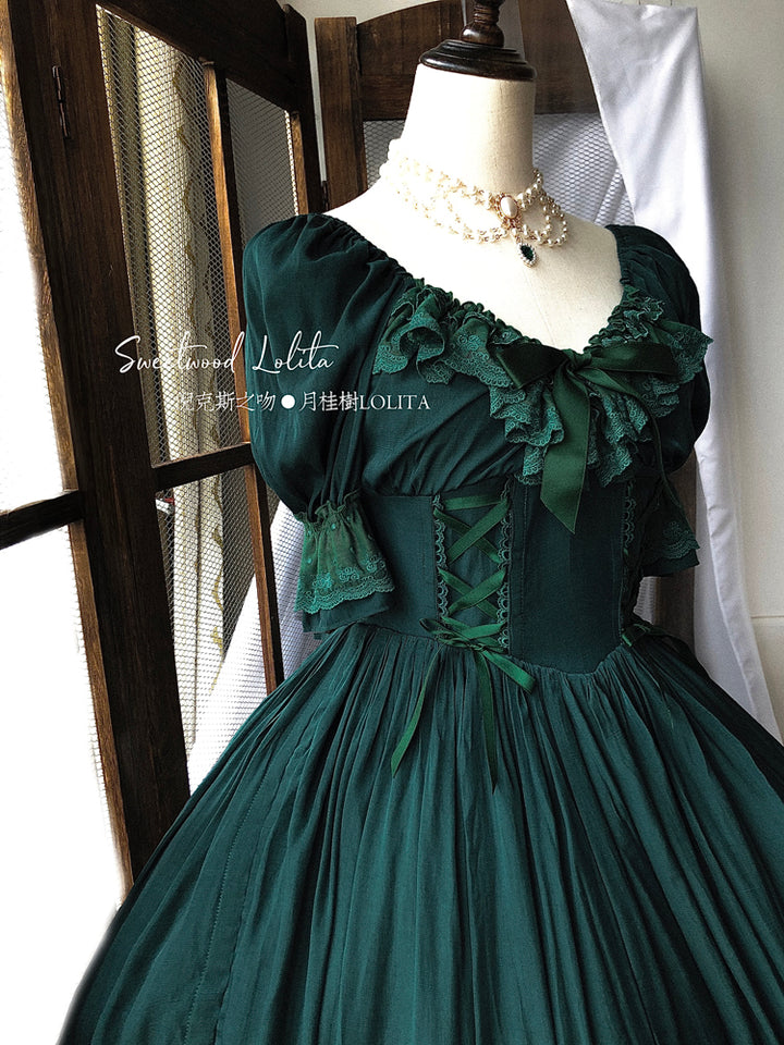 (Buyforme) Sweet Wood~ CLA Vintage French Lolita OP Dress   