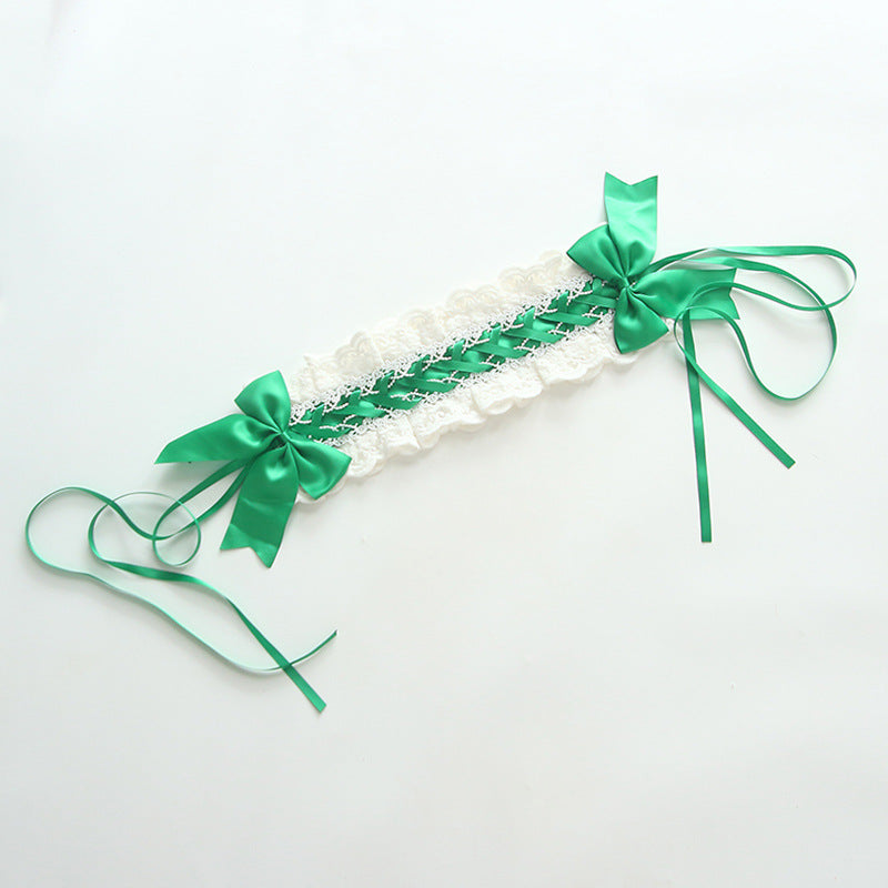 Sweet Kid Lolita Lace Hair Band light green