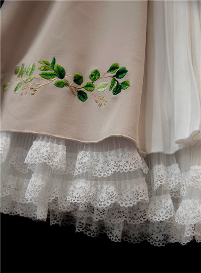Eessily Verse~Spring Picnic~Embroidered Han Lolita Suits   