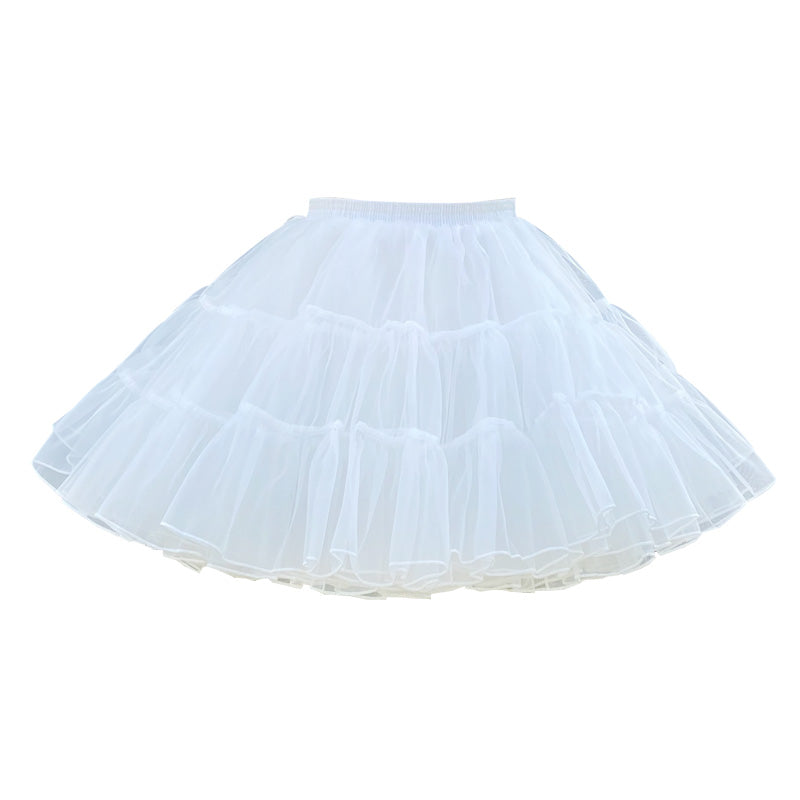 Flower Fieldhappy Event~Lolita White A-Line Shape Petticoat   