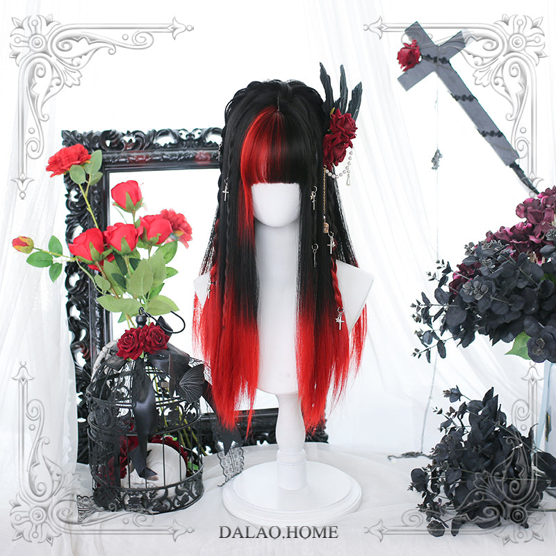 Dalao Home~Phoenix Bird~Gothic Lolita Wig Long Straight Hair   