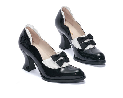 Iris Corolla~Edward~Retro Wedding Lolita High Heels 35 black 