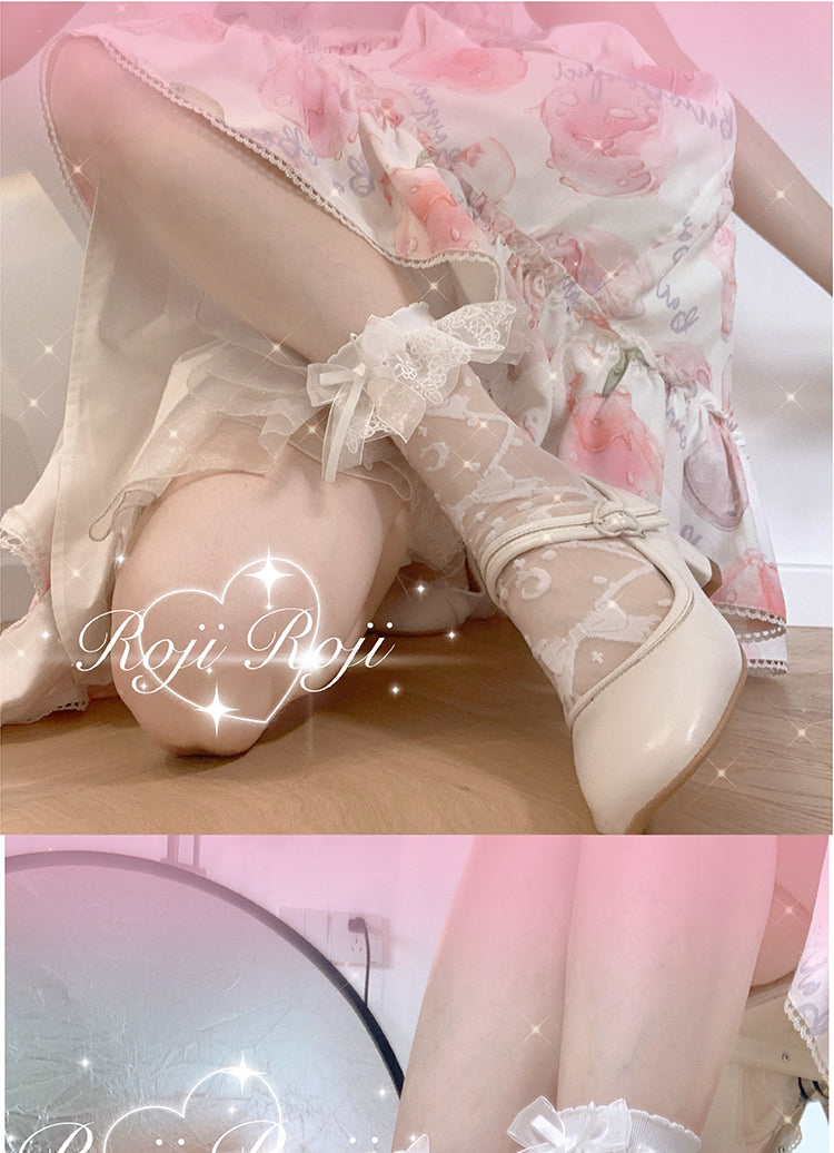 Roji roji~Lace Lolita Summer Short Socks   