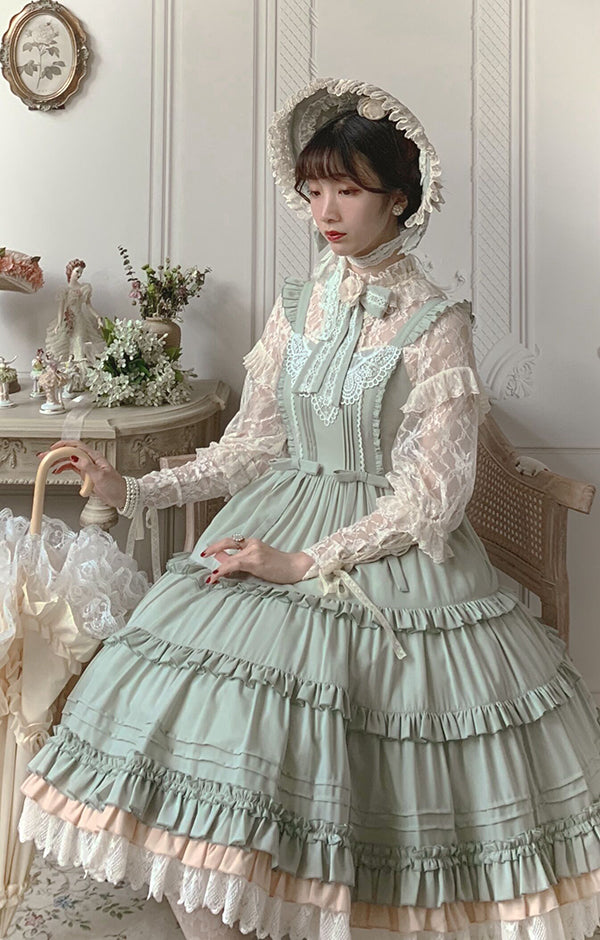 Alice Girl~Camellia Blooms~Elegant Lolita JSK Dress   