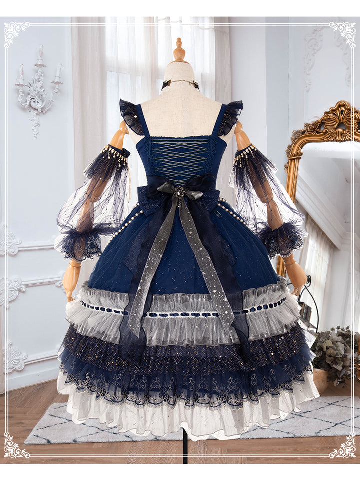 YingLuoFu ~ Star Night~ Luxurious Lolita Tea Party JSK   