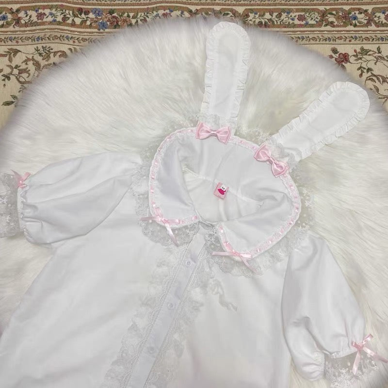Sugar Girl - Kawaii Lolita Sweet JSK Dress, Cat Printed (L M S) 11808:122552