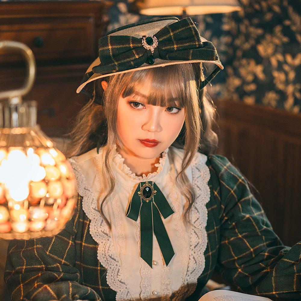 Elegant Handmade Lolita Flat Hat
