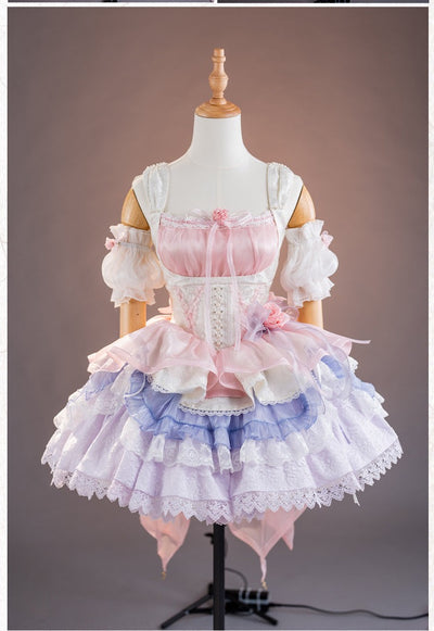 (BuyForMe) Half Sweet Lolita~Rose Memoir~Hot Girl Lolita JSK   