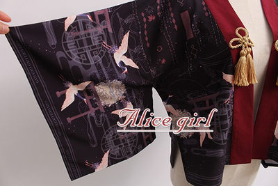 Alice Girl-Return of Crane Wa Lolita Tassels Short Haori   