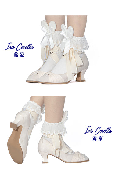 Iris Corolla~Kawaii Cotton Lolita Socks   