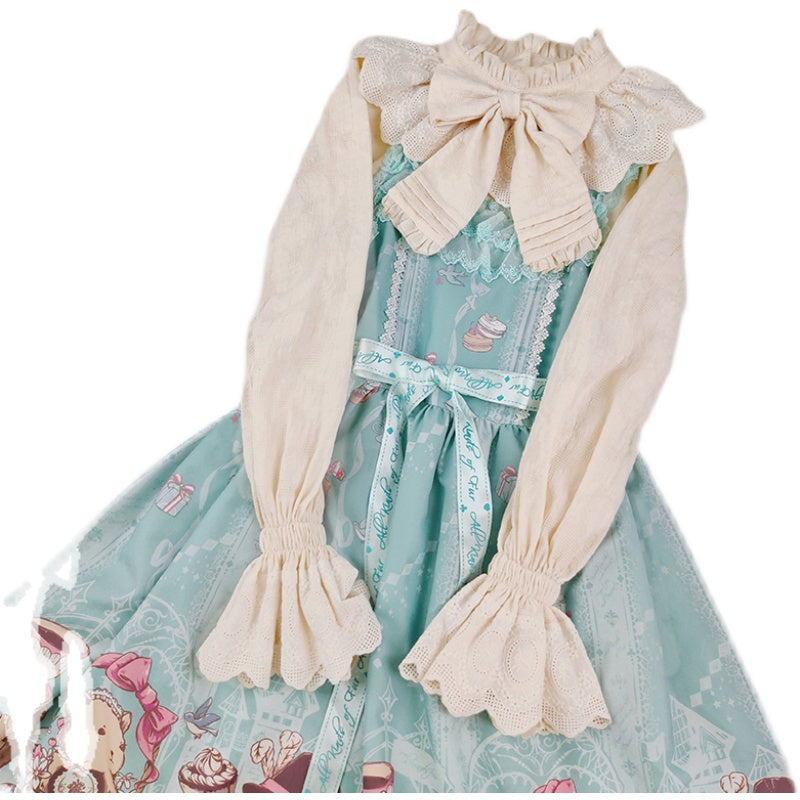 Sakurada Fawn - Plus Size Lolita Cotton Blouse
