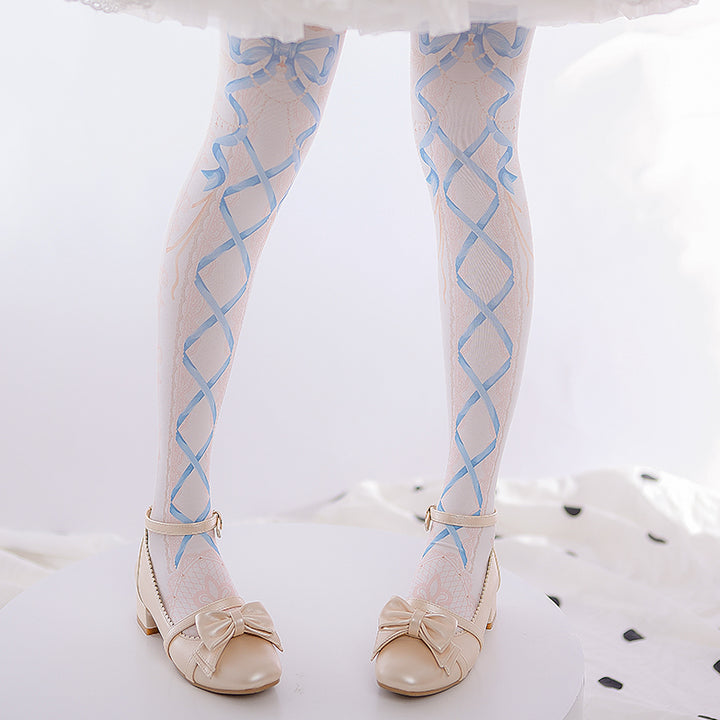 Roji roji~120D Velvet Sweet Lolita Tights   