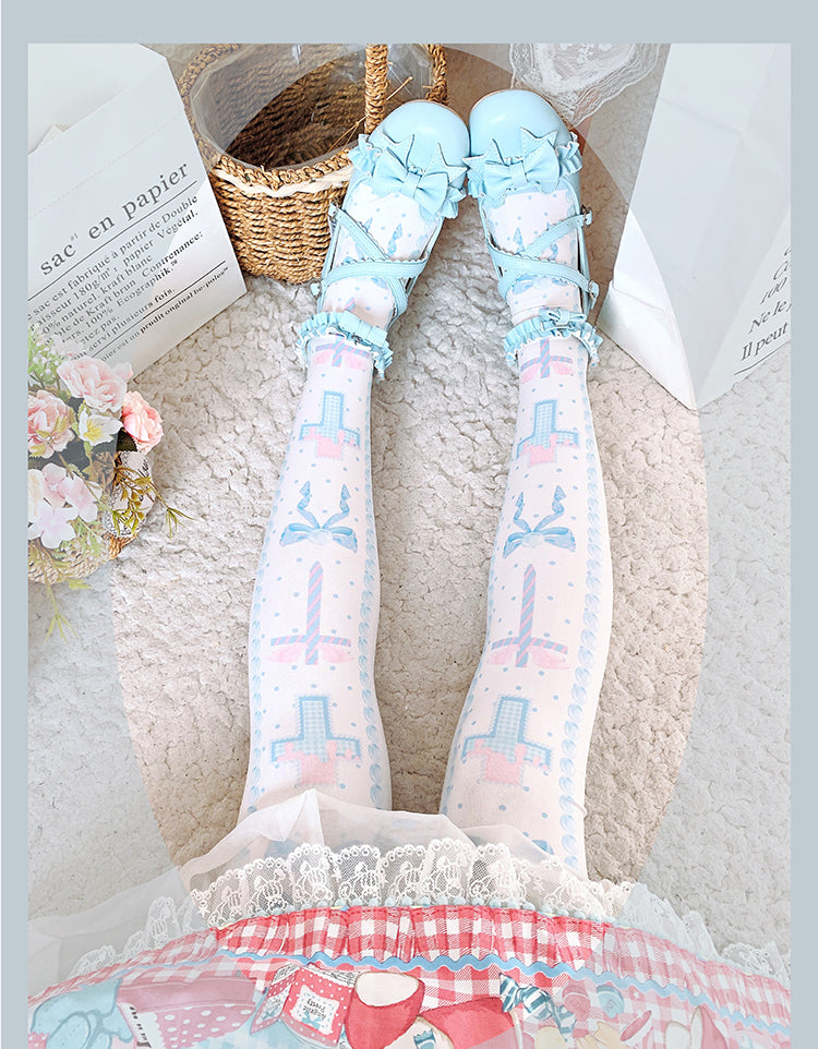 Roji roji - Sweet Bow Lolita Thigh stockings