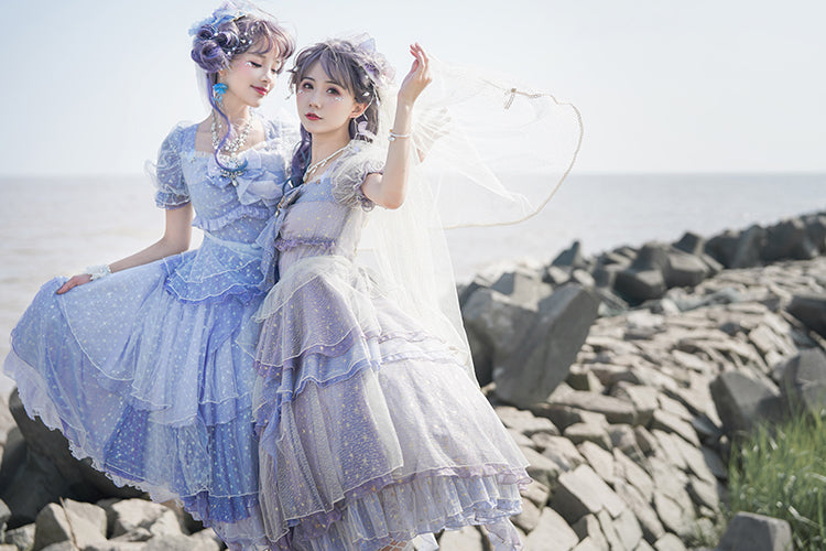 Fantastic Wind - Girl from the Deep Sea - KiraKira Chiffon Gauze Lolita OP