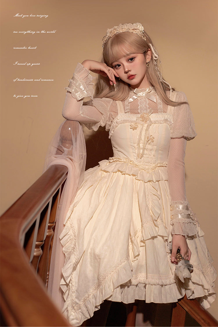 Honey Machine~Casual Sweet Lolita Inner Blouse Multicolors   