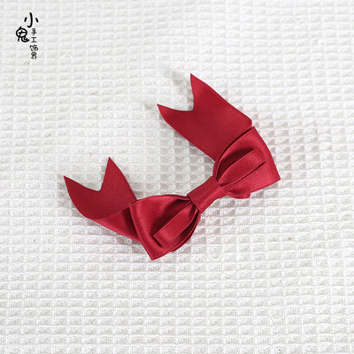 Xiaogui~Kawaii J-fashion Lolita Bow Clip red  