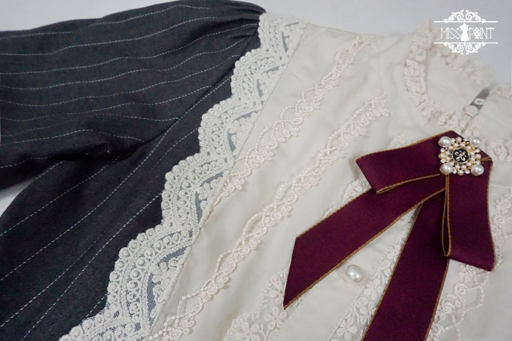 Miss point~Rose Silhouette~Vintage Classic Lolita OP   