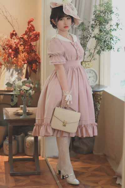 (Buyforme) Sweet Wood~ CLA French Vintage Plus Size Lolita OP Dress   