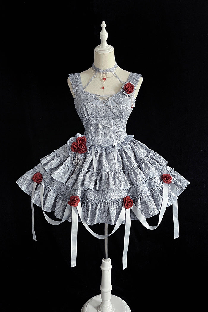 Alice Girl~Bloody Rose~Gothic Lolita Dress JSK Set   